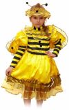 Детский карнавальный костюм Пчелки, нарядное платье с крылышками, серия Карнавалия текстиль, фирма Остров игрушки